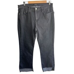 DKNY‎ Foundations Denim Jeans Women's Black Minimalist Modern Western Size 31